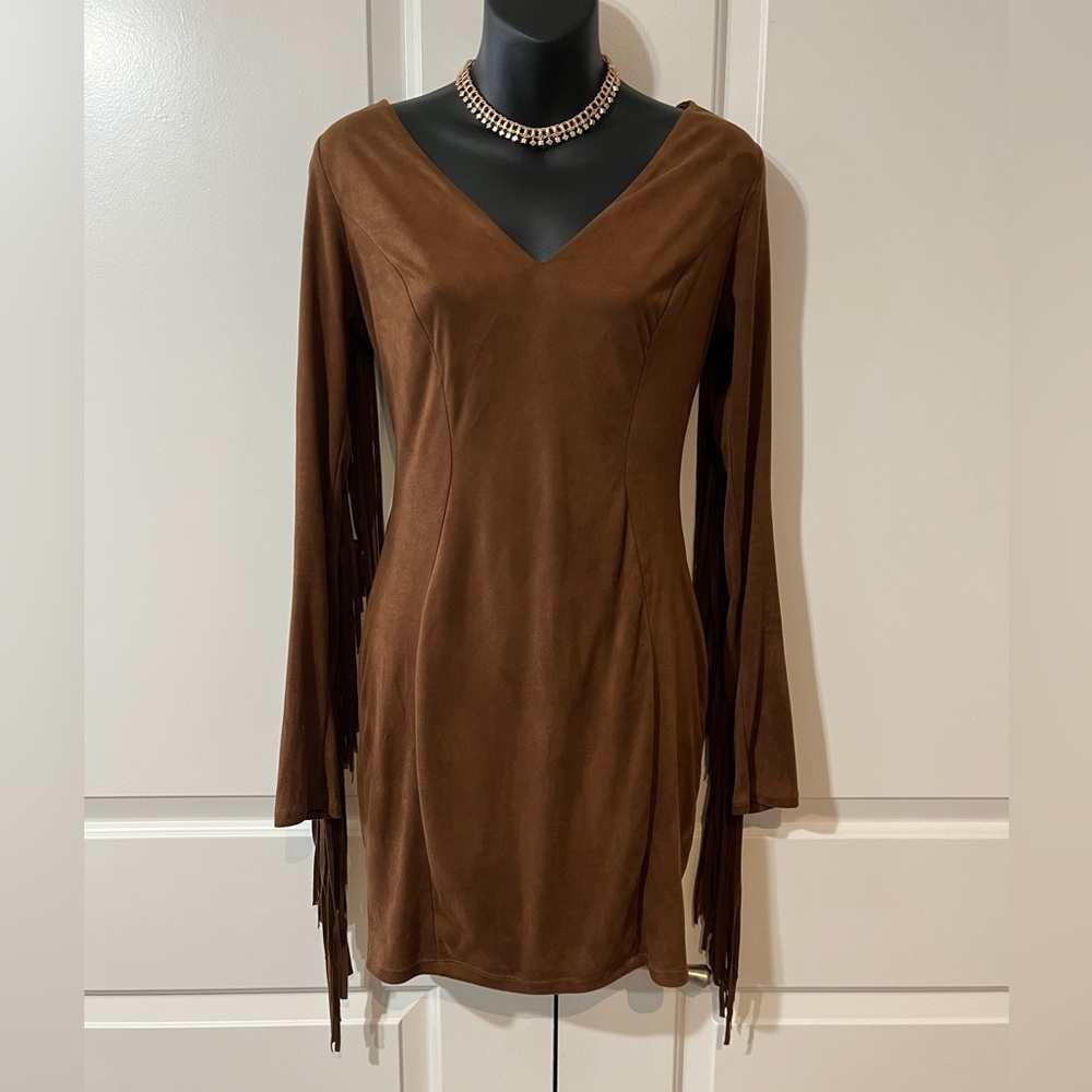 Fringe Mini Dress
